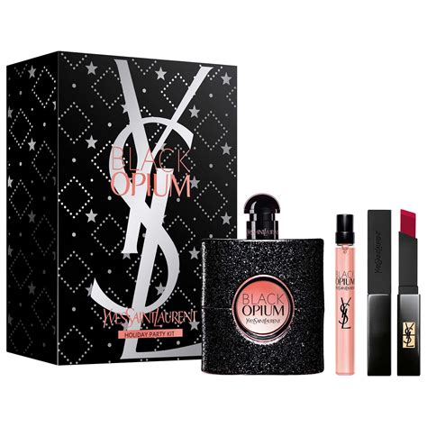 yves saint laurent opium 30ml gift set|black opium gift set boots.